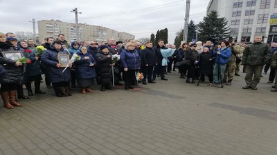 У Тернополі вшанували бійців, які загинули під час оборони Дебальцевого на Донеччині