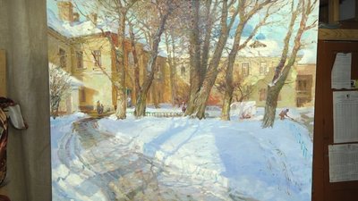 Житомирський художник Юрій Супрунчук: зима найцікавіша пора для творчості Житомирський художник Юрій Супрунчук: зима найцікавіша пора для творчості