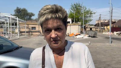 Валентина Романовська, чию квартиру зруйновала ракета РФ Валентина Романовська, чию квартиру зруйновала ракета РФ