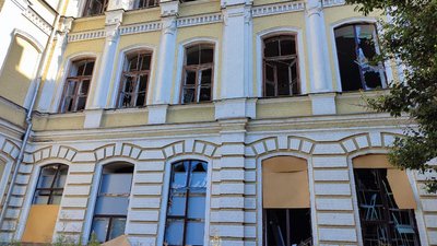 В момент ракетного удару по Харкову 29 липня на вулиці був 71-річний чоловік: йому надали допомогу