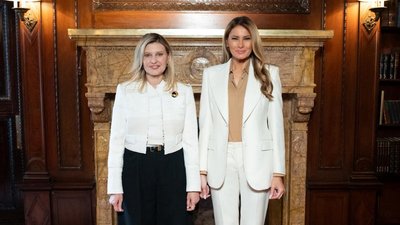 Олена Зеленська зустрілася з першою леді США Меланією Трамп