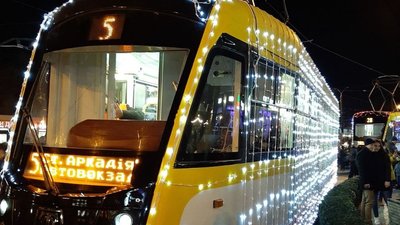 Парад трамваїв в Одесі
