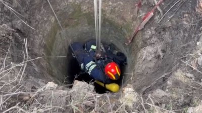 На Черкащині врятували собаку, який упав у колодязь
