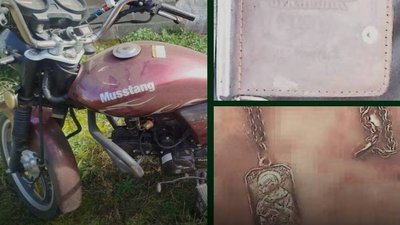 Речі, які були знайдені поруч з тілом чоловіка, який загинув під час окупації Бучі