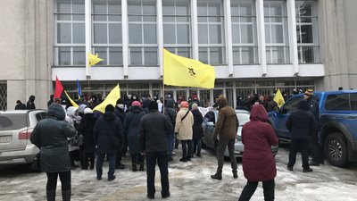 У Полтаві протестують проти високих тарифів на комуналку