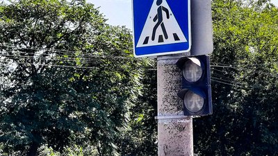 знеструмлений світлофор у Кропивницькому
