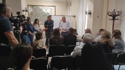 Зустріч Клічука з вчителями ліцею №7 та батьками