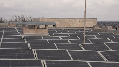 У кардіоцентрі Кропивницького облаштували сонячну станцію
