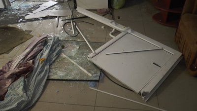 Наслідки обстрілу продуктовий магазин Мирноград Донецька область Наслідки обстрілу продуктовий магазин Мирноград Донецька область