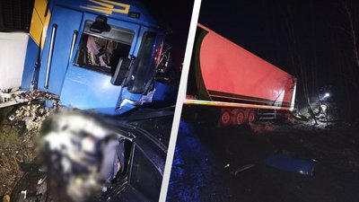 Водій легковика загинув на місці: на Житомирщині зіткнулися вантажівка і легковий автомобіль