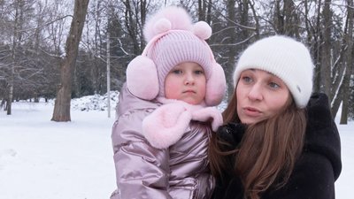 Наталія Білик із донькою Олександрою, Хмельницький