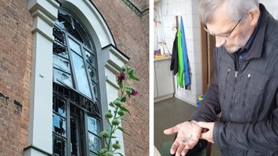 Внаслідок обстрілу Харкова 9 вересня постраждав храм: після атаки РФ там відбулося вінчання