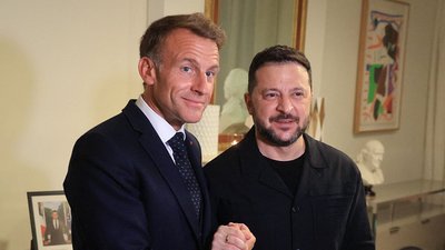 Макрон та Зеленський