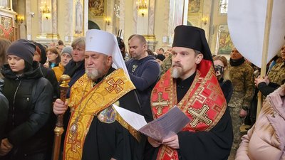 Архиєпископ і митрополит Тернопільсько-Зборівський УГКЦ Василій Семенюк та єпископ-помічник Теодор Мартинюк Архиєпископ і митрополит Тернопільсько-Зборівський УГКЦ Василій Семенюк та єпископ-помічник Теодор Мартинюк