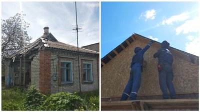 На Донеччині з квітня рятувальники відновили 280 будинків