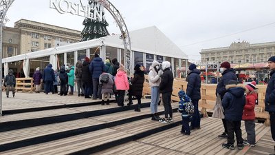 Що працює на майдані Свободи у Харкові під час локдауну: фото Що працює на майдані Свободи у Харкові під час локдауну: фото
