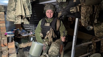 Військовослужбовиця 153 єгерської бригади Наталя