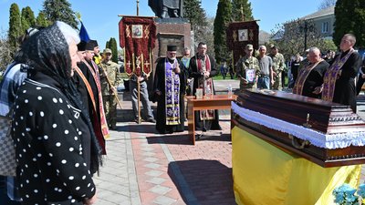 Похорон Петра Тененського, Тернопіль, 11 квітня, 2024
