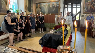 Херсон, прощання з бійцем, загиблий військовий