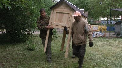 У Черкасах з'явилося ще три котобудиночки