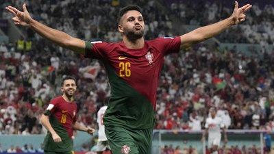 Дебют у старті та гет-трик. Нападник Португалії Рамуш повторив унікальне досягнення 20-річної давності у плей-оф ЧС-2022