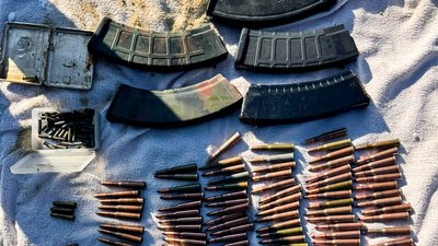 Ще один арсенал виявили у підозрюваного