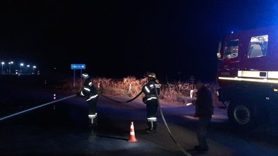 На Черкащині внаслідок ДТП розлилась меляса