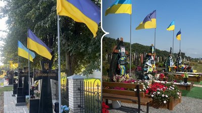 Кладовище у селі Ільпінь Здолбунівської громади, серпень 2025 року