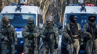 Навчання МВС у Прип’яті: до чого готуються спецпризначенці. Фоторепортаж