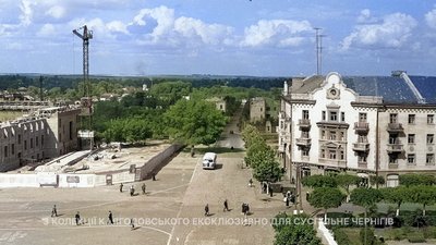 Будівництво драмтеатру у Чернігові
