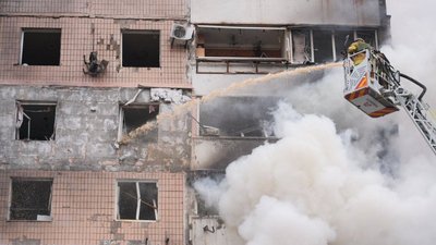 Наслідки обстрілу Запоріжжя