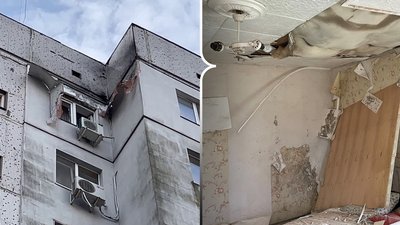 Херсон, обстріли, багатоповерхівка, квартира