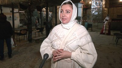 "Театр — це те, що нас рятуватиме". Франківські актори зіграли виставу "Нація" в укритті драмтеатру "Театр — це те, що нас рятуватиме". Франківські актори зіграли виставу "Нація" в укритті драмтеатру