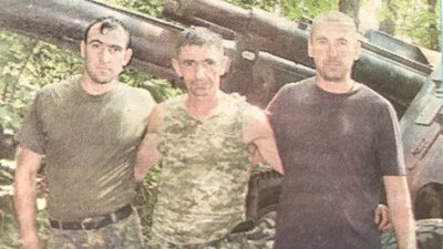 Михайло Паславський з побратимами
