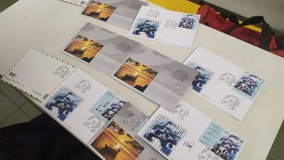 "Русскій воєнний флот — до дна!": у Черкасах погасили марку