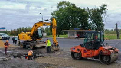 Завершують ремонт на частині міжнародного автошляху, що пролягає через Волинь
