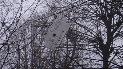 Дрон, уламок, будинок, двір, Дніпро, надзвичайники