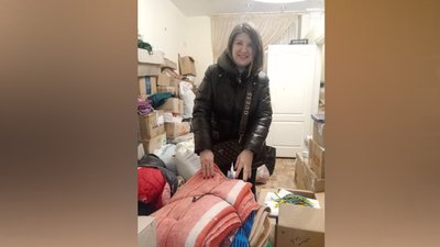 Волонтерка Алла ЛІтвінова
