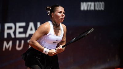 Олександра Олійникова на турнірі WTA