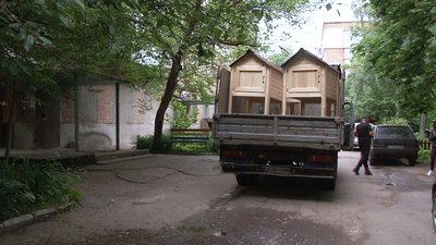 Три котобудиночки встановили у Черкасах Три котобудиночки встановили у Черкасах