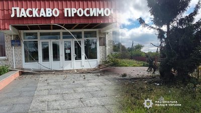 Атака дронів на Чернігівщину: російські війська атакували школу в Семенівці