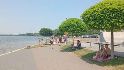 тернопіль, набережна, спека, циганка, пляж, 29 червня 2026 року