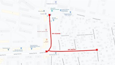 У Чернігові перекриють рух на вулиці Льотній та залізничний переїзд «Айстра» У Чернігові перекриють рух на вулиці Льотній та залізничний переїзд «Айстра»