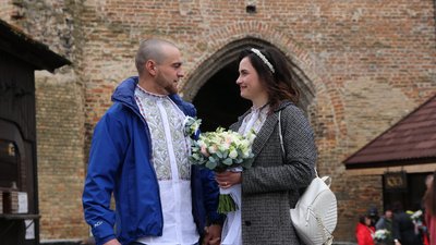 У Луцькому замку взяла шлюб за добу пара військових