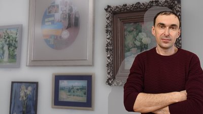 "З любов’ю до України". У Кропивницькому відкрили виставку місцевого художника