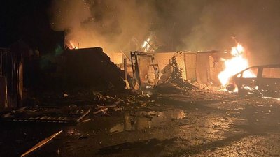 У Запорізькому районі сталось дві пожежі через обстріли РФ