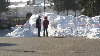 Леся Українка та персонажі "Лісової пісні": у Луцьку скульптор майструє скульптури зі снігу Леся Українка та персонажі "Лісової пісні": у Луцьку скульптор майструє скульптури зі снігу