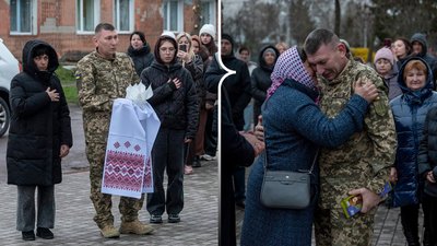 Зустріли звільненого з полону Анатолія Литвинчука у Мізоцькій громаді на Рівненщині