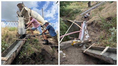На Полтавщині відновили гідроспоруду після вимоїни, яка загрожувала руху транспорту