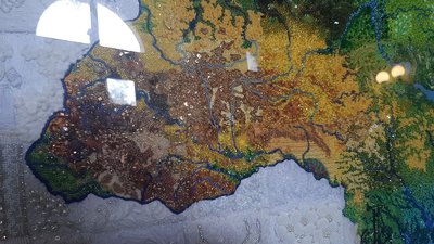 У Львові презентували рельєфну мапу України. Її вишивали 70 майстринь У Львові презентували рельєфну мапу України. Її вишивали 70 майстринь
